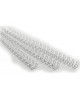 Metallist köitespiraalid, 4,8 mm (3/16), 100tk, valge värv