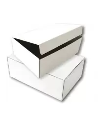 Archyvinė dėžė SM-LT, 120x345x245 mm, mikrogofro, balta
