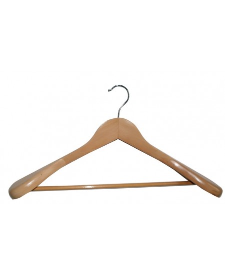 Puidust riidepuu laiendatud õlaosadega