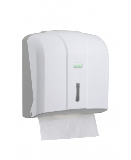 Paberkäterätilehtede hoidik VIALLI, V-kujuline, valge