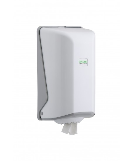 Paberkäterättide hoidik rullidele VIALLI Mini Centerfeed, valge