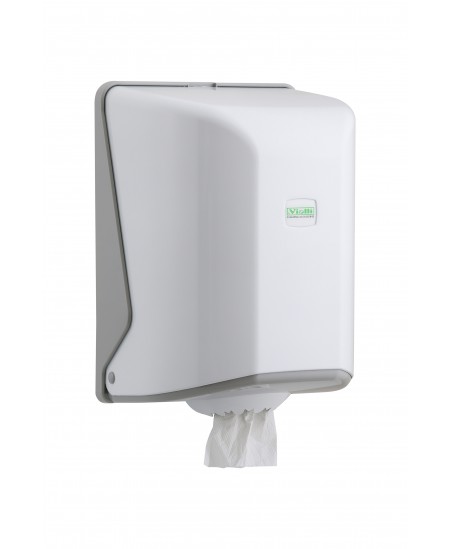 Paberkäterättide hoidik rullidele VIALLI Maxi Centerfeed, valge