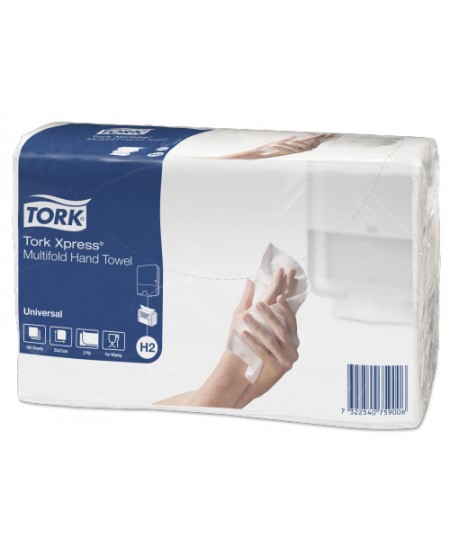 Lapiniai popieriniai rankšluosčiai TORK Xpress Multifold Universal, 471103, 1 pakelis