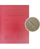 Pappmapp klambriga ja arhiivi pealkirjaga SM-LT, 300 g / m2, A4, punane