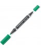 Kahepoolne püsimarker STAEDTLER LUMOCOLOR DUO, roheline