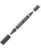 Kahepoolne püsimarker STAEDTLER LUMOCOLOR DUO, must
