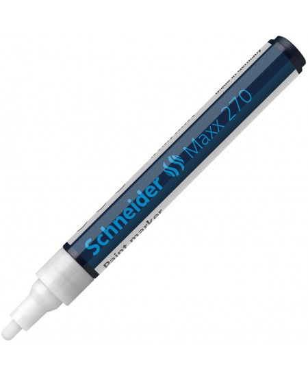 Marker SCHNEIDER Paint Marker Maxx 270, 1-3 mm, valge