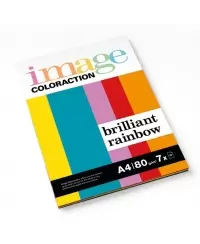 Spalvotas popierius IMAGE COLORACTION, 80g/m2, A4, 70 lapų, ryškių spalvų