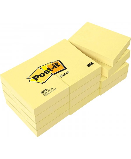 Märkmelehed POST-IT, 38x51 mm, 300 lehte, kollane