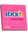 Märkmelehed STICK´N, 76x76 mm, 100 lehte, erkroosa