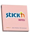 Märkmelehed STICK´N, 76x76 mm, 100 lehte, pastellroosa