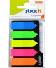 Kleepuvad järjehoidjad STICK´N, 12x42 mm, nooled, 5 x 25 tk.