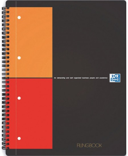 Sąsiuvinis kontorinis OXFORD ACTIVE BOOK, A4+ formatas, 80 lapų, langeliais