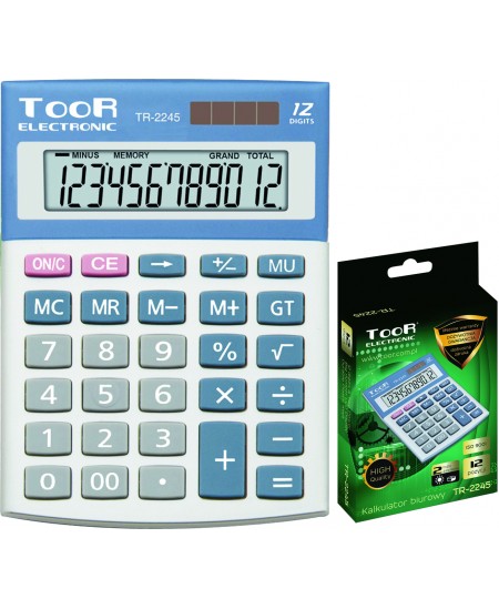 Kalkulaator TOOR 2245, 12 numbriline