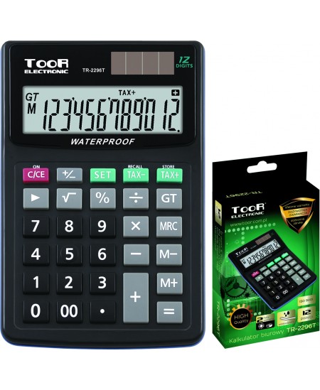 Kalkulaator TOOR 2296T, 12 numbriline