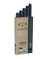 Pikk tindikapsel PARKER, must