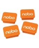 Magnetid NOBO, 18x22mm, oranž, 4 tk.