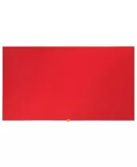 Skelbimų lenta NOBO, plačiaekranė, 188x106 cm, 85", aliuminio rėmas, raudona