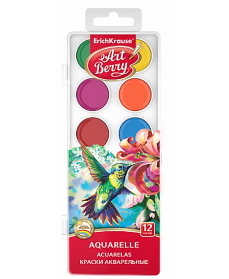 Akvarė ERICH KRAUSE Art Berry, su UV apsauga, 12 spalvų