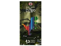 Spalvoti pieštukai KOH-I-NOOR Dino, 12 spalvų