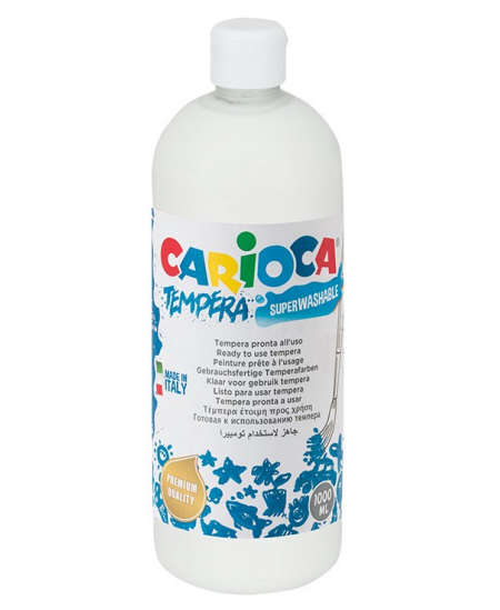 Guašas CARIOCA, 1000 ml, baltas