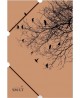 Mapp A3 paberite jaoks kummiga SM-LT, 335x480 mm