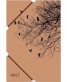 Mapp A3 paberite jaoks kummiga SM-LT, 335x480 mm