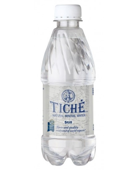 Natūralus mineralinis vanduo TICHE, 330 ml, negazuotas.