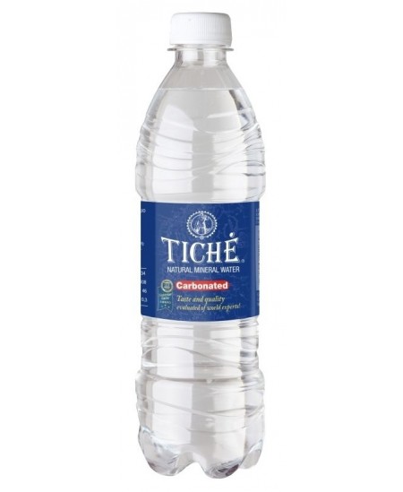 Natūralus mineralinis vanduo TICHE, 500 ml, gazuotas
