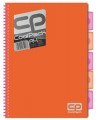 Märkmik spiraaliga COOLPACK, A4, 200 lehte, ruuduline, oranž
