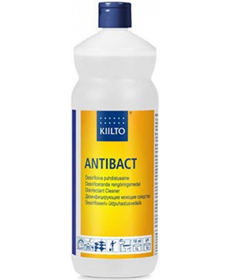 Valymo ir dezinfekavimo priemonė KIILTO Antibact, koncentruota, 1 l