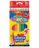 Värvilised pliiatsid COLORINO, kolmnurksed, 12 värvi
