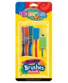 Suure harjaga pintslid COLORINO, 6 tk