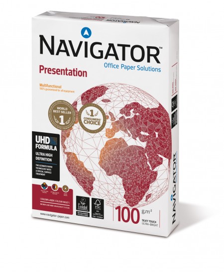Popierius NAVIGATOR Presentation, 100 g/m2, A4, 500 lapų