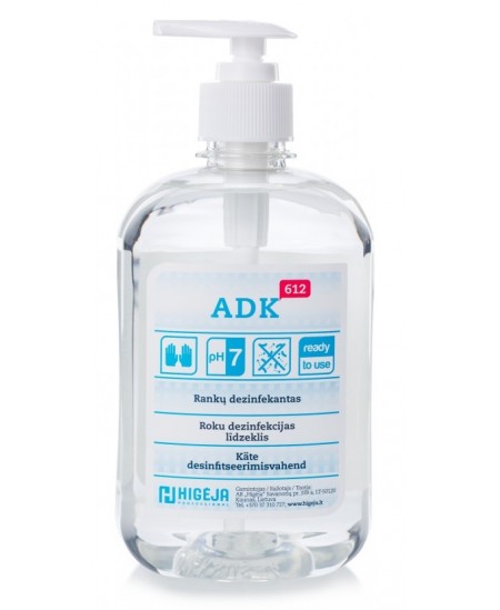 Alkoholinė dezinfekavimo priemonė ADK-612, 500ml