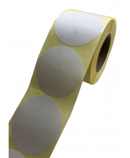 Notarikleebised, 50 mm, valged, 500 tk rullis