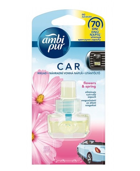 Auto õhuvärskendaja täitepakend AMBI PUR Car Flowers, 7 ml