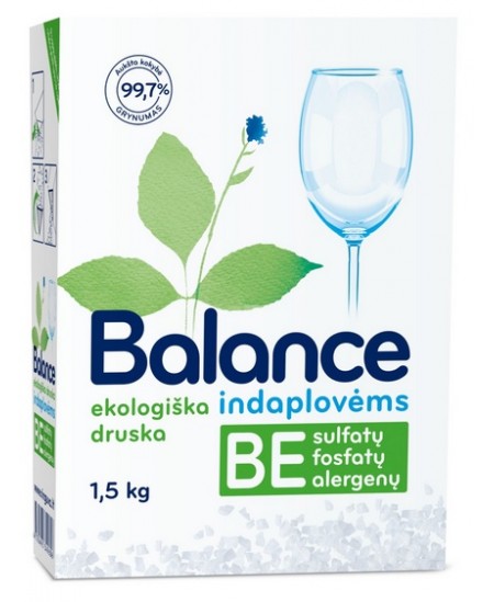 Ekologiška druska indaplovėms BALANCE, 1.5 kg