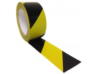 Lipni ženklinimo juosta grindims, 50 mm x 30m, geltona/juoda