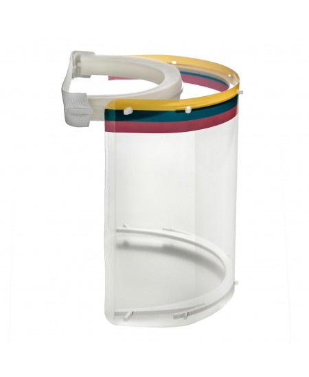 Kaitsev näosirm ülemise võruga