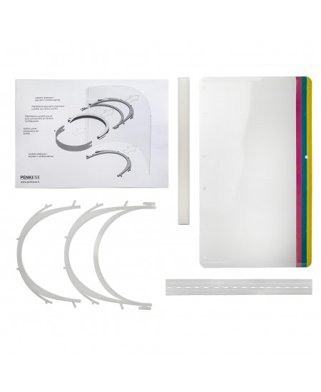 Kaitsev näosirm ülemise võruga