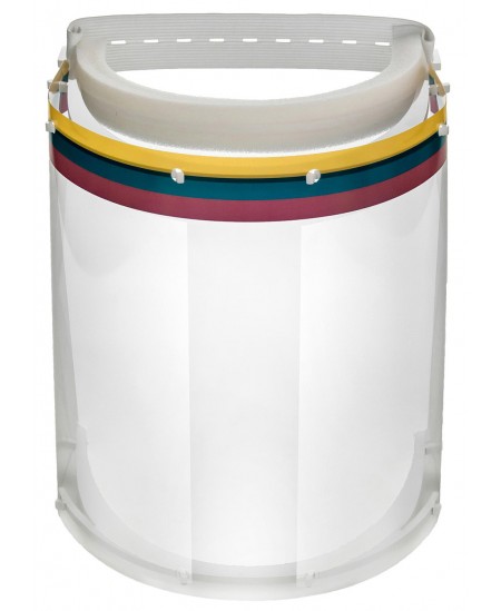 Kaitsev näosirm ülemise võruga