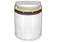 Apsauginis veido skydas su viršutiniu lankeliu