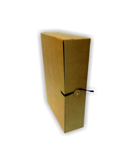 Archyvinė dėžutė su raišteliais SM-LT, 320x235x80 mm, ruda