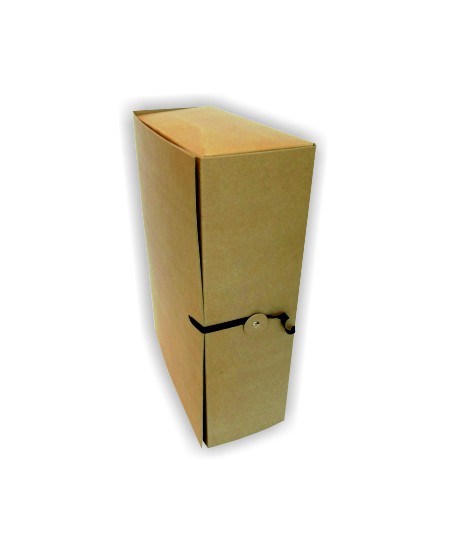 Archyvinė dėžutė su raišteliais SM-LT, 320x235x100 mm, ruda