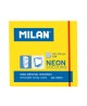 Märkmelehed MILAN, 76 x 76 mm, 100 lehte, neoonkollane