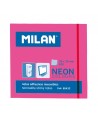 Märkmelehed MILAN, 76 x 76 mm, 100 lehte, neoonroosa