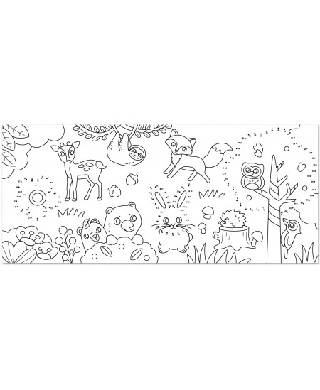 Kleepuv värvimise rull STICK´N „Metsloomad, 31cm x 35m