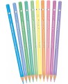 Värvilised pliiatsid COLORINO Pastel, 10 pastelset värvi