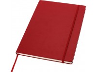 Užrašų knygelė JOURNAL BOOKS su gumele, A4, linija, raudona
